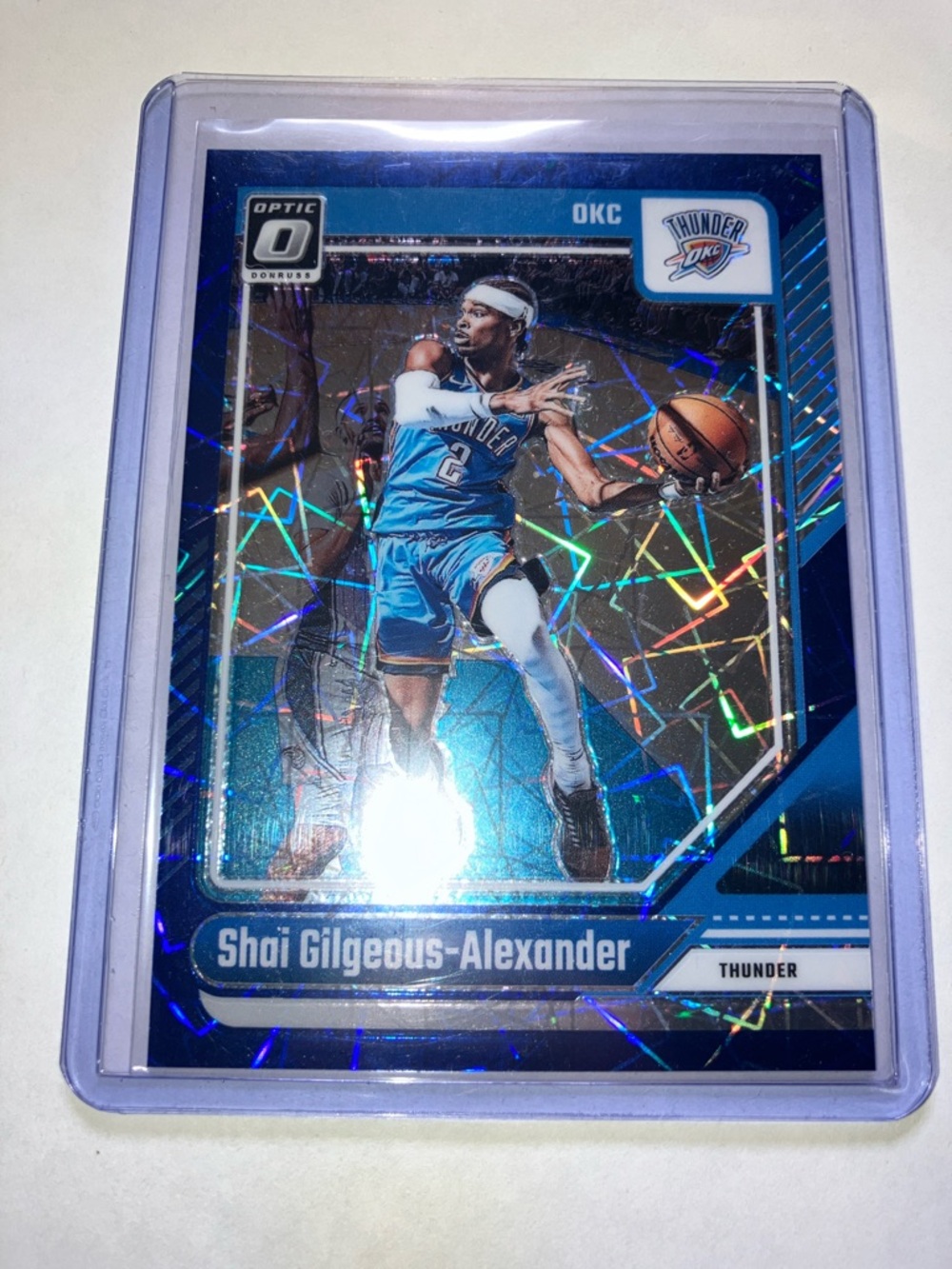 2024-25 Shai Gilgeous-Alexander Prizm Oklahoma City Thunder Basketball Card NM+